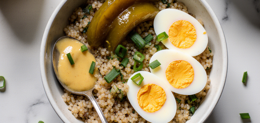 Four-Ingredient German Pickled Egg Breakfast Bowl