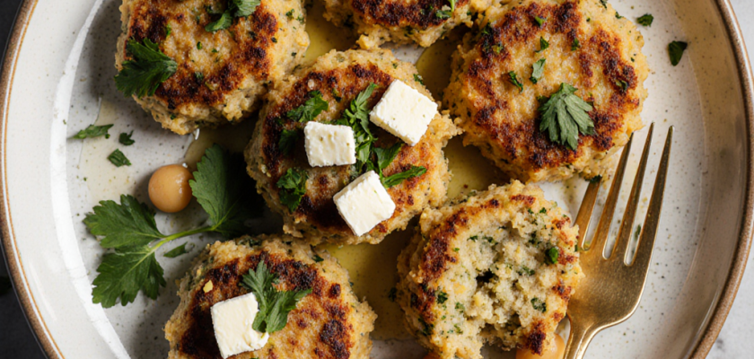 Four-Ingredient Greek Chickpea Fritters