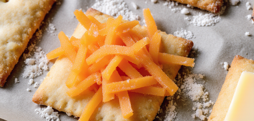 Four-Ingredient Homemade Cheese Crackers