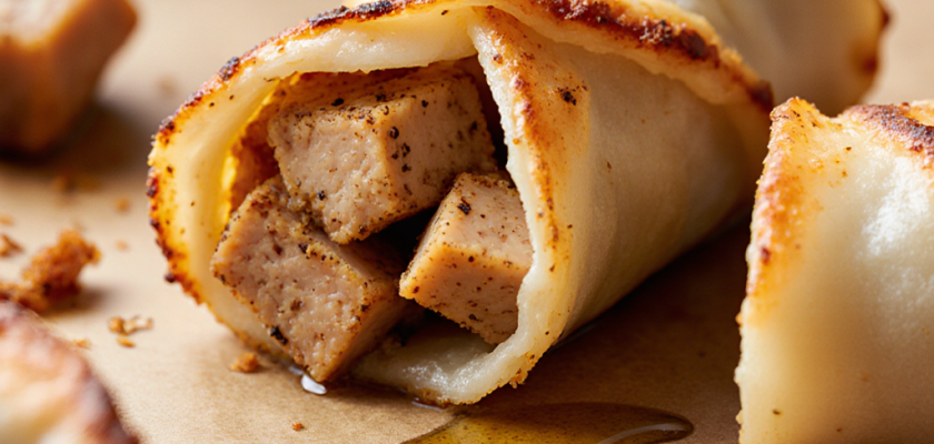 Four-Ingredient Moroccan Spiced Chicken Rolls