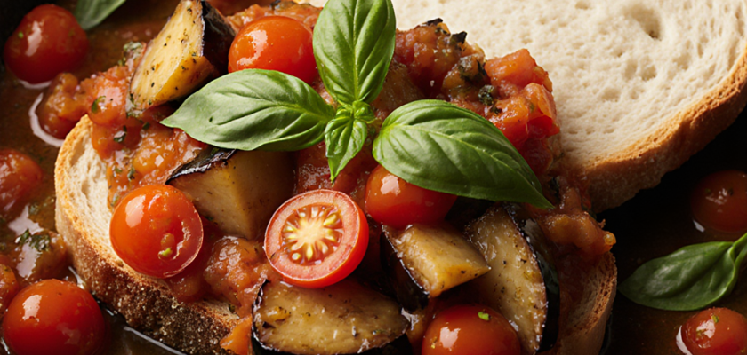 Four-Ingredient Ratatouille Sandwich