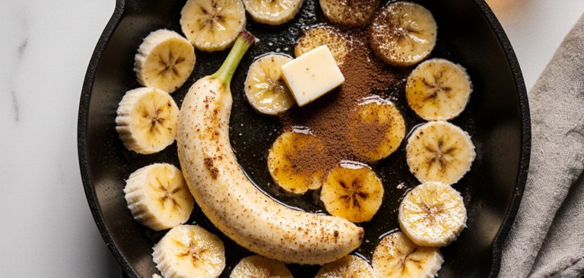 Four-Ingredient Sautéed Cinnamon Bananas with Honey