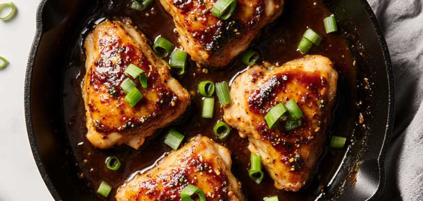 Four-Ingredient Soy-Braised Chicken Thighs