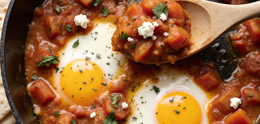 Four-Ingredient Turkish Menemen Wraps