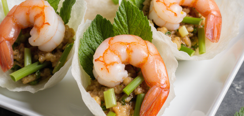 Four-Ingredient Vietnamese Lemongrass Shrimp Cups