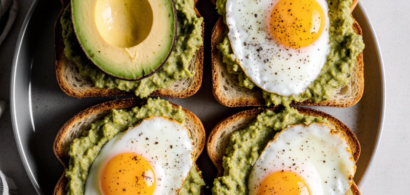 Four-Ingredient Avocado Toast with Egg