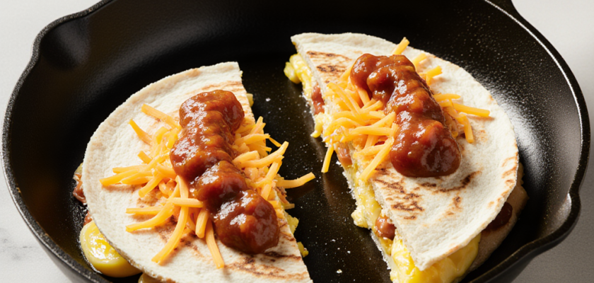 Four-Ingredient Breakfast Quesadillas
