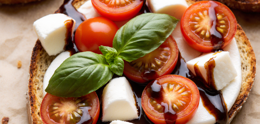 Four-Ingredient Broiled Caprese Toast