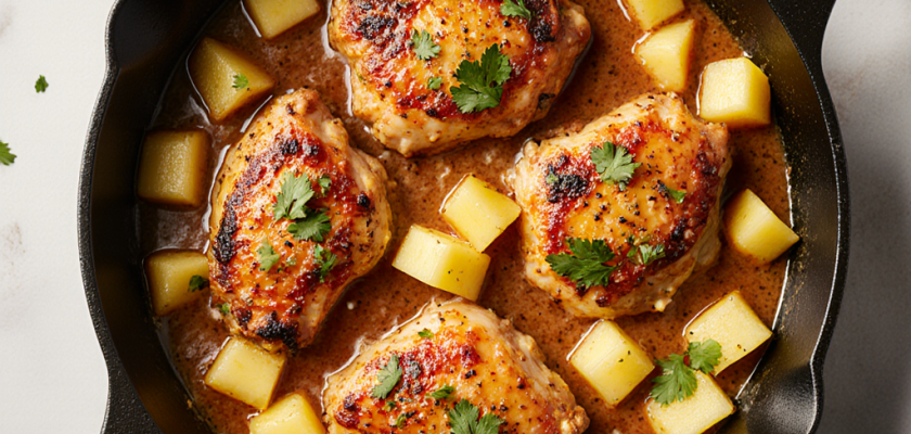 Four-Ingredient Caribbean Pineapple Chicken