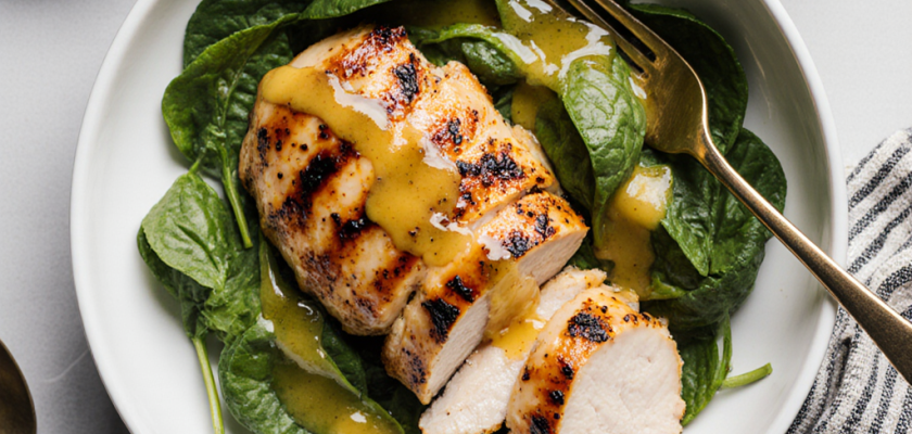 Four-Ingredient German Marinated Chicken Salad