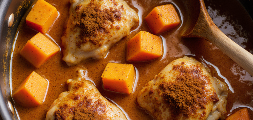 Four-Ingredient Indian Spiced Chicken Stew