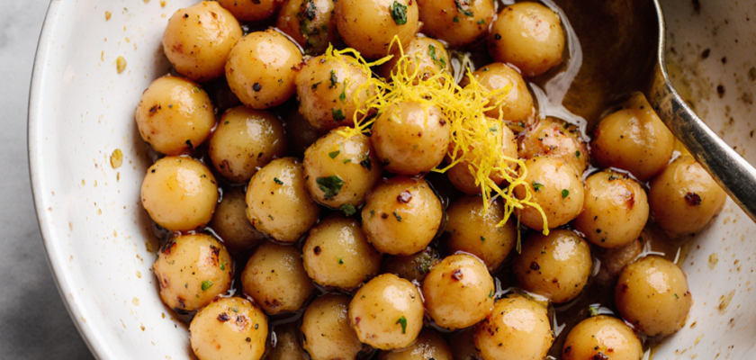 Four-Ingredient Italian Marinated Chickpeas