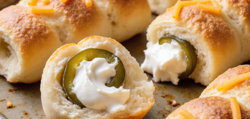 Four-Ingredient Jalapeño Popper Rolls
