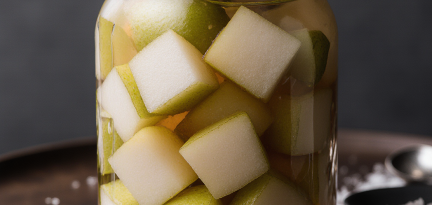 Four-Ingredient Korean Pickled Pear Bites