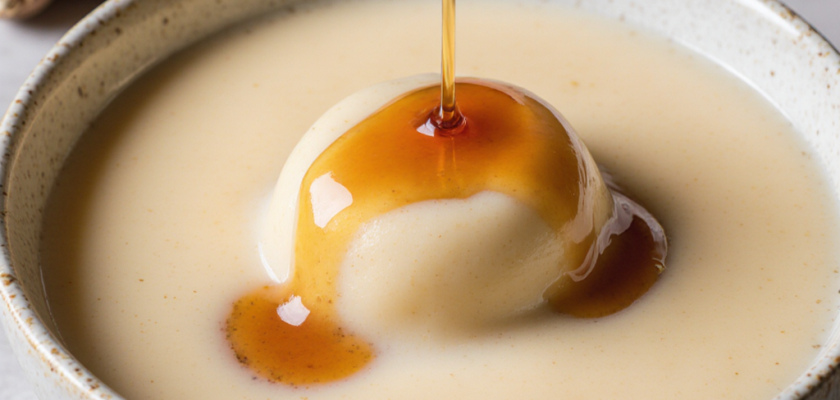 Four-Ingredient Maple Ginger Pudding