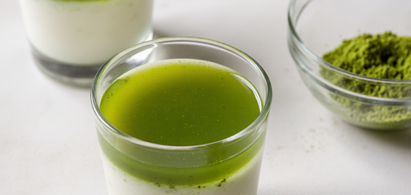 Four-Ingredient Matcha Coconut Jelly