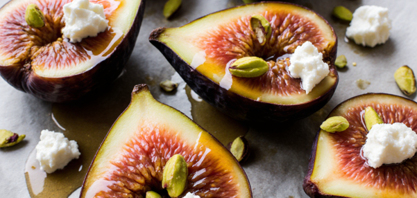 Four-Ingredient Mediterranean Broiled Figs