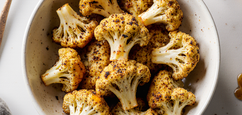 Four-Ingredient Moroccan-Spiced Cauliflower Bites