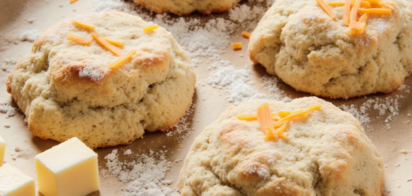 Four-Ingredient Savory Cheese Scones