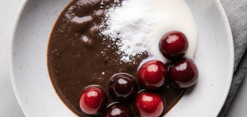 Four-Ingredient Schwarzwälder Pudding