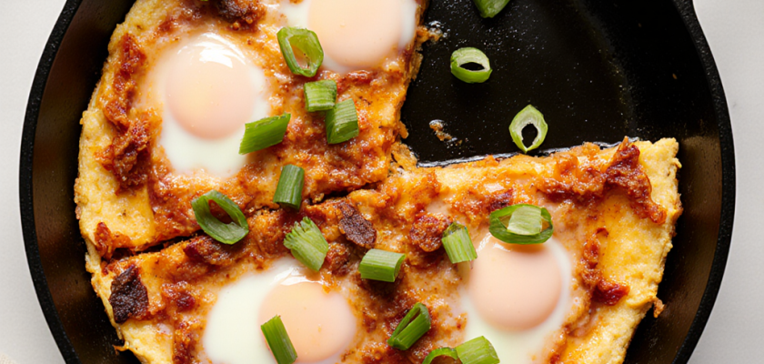 Four-Ingredient Smoked Kimchi Frittata