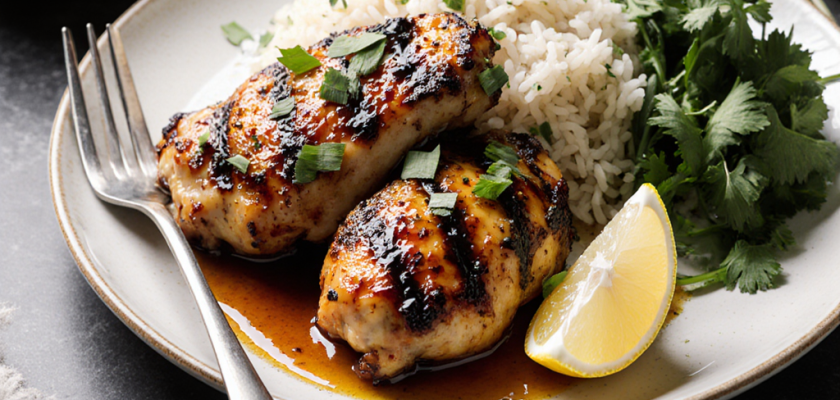 Four-Ingredient Smoked Lemongrass Chicken