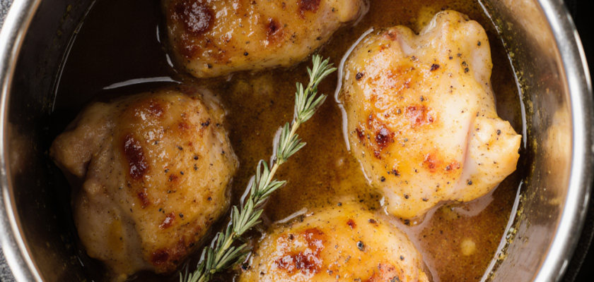 Four-Ingredient Spiced Cider Chicken