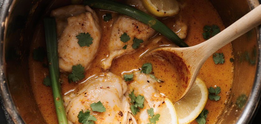 Four-Ingredient Spicy Coconut Lemongrass Chicken