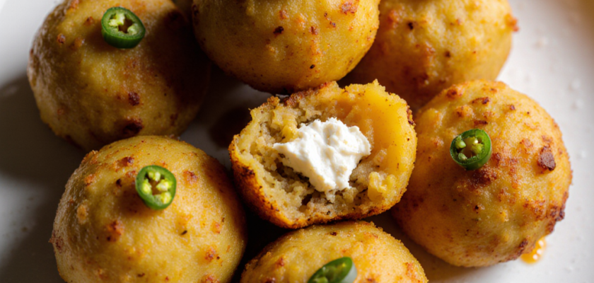 Four-Ingredient Spicy Potato Stuffed Bites