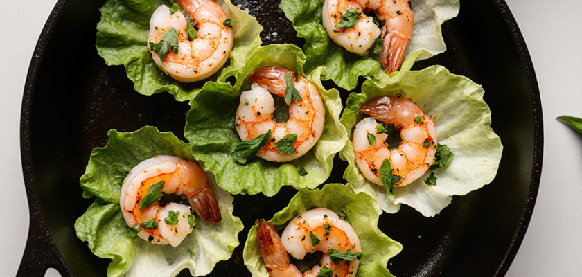 Four-Ingredient Thai Basil Shrimp Bites