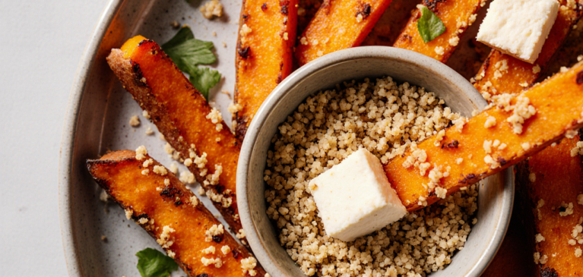 Four-Ingredient Air-Fried Japanese Sweet Potato Fries