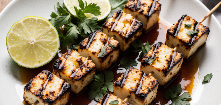 Four-Ingredient Brazilian Marinated Grilled Tofu