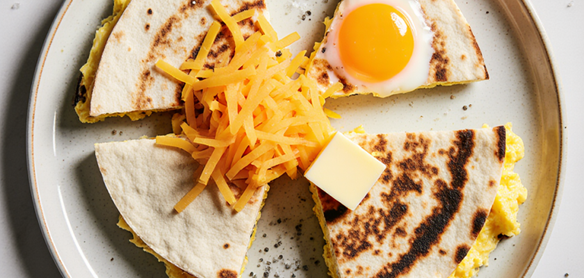 Four-Ingredient Breakfast Quesadilla