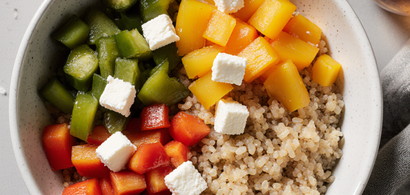 Four-Ingredient Caribbean Pickled Vegetable Breakfast Bowl