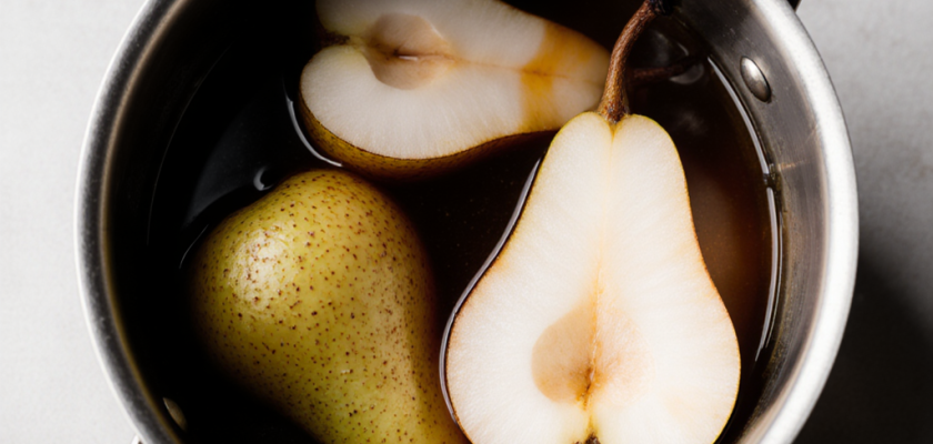 Four-Ingredient Caribbean Poached Pears