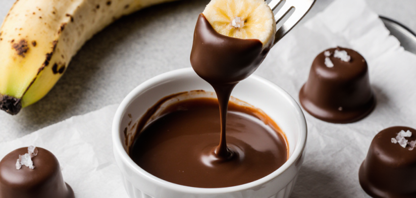 Four-Ingredient Chocolate-Covered Banana Bites