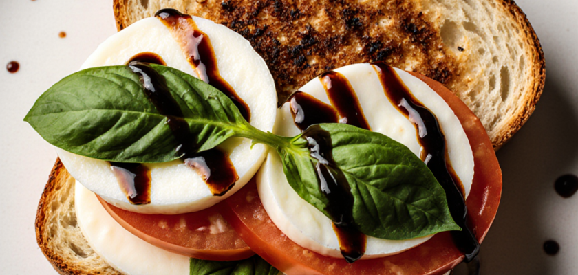 Four-Ingredient Grilled Caprese Sandwich