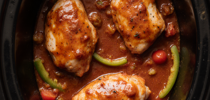 Four-Ingredient Italian Chicken Cacciatore