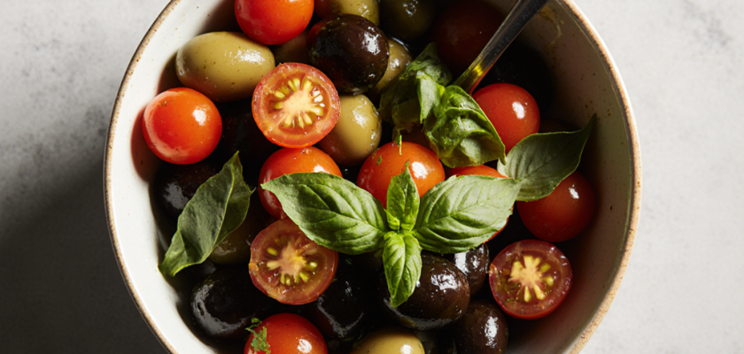 Four-Ingredient Italian Marinated Olives