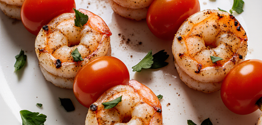 Four-Ingredient Moroccan-Spiced Shrimp Skewers