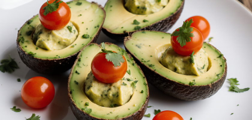 Four-Ingredient Poached Avocado Bites