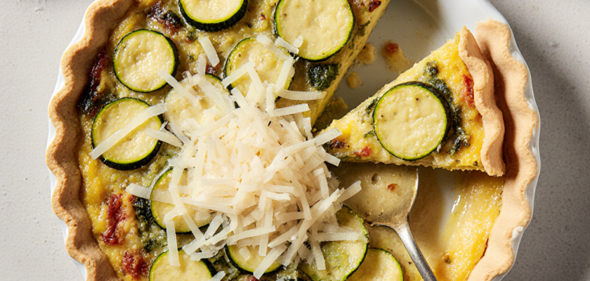 Four-Ingredient Ratatouille Quiche