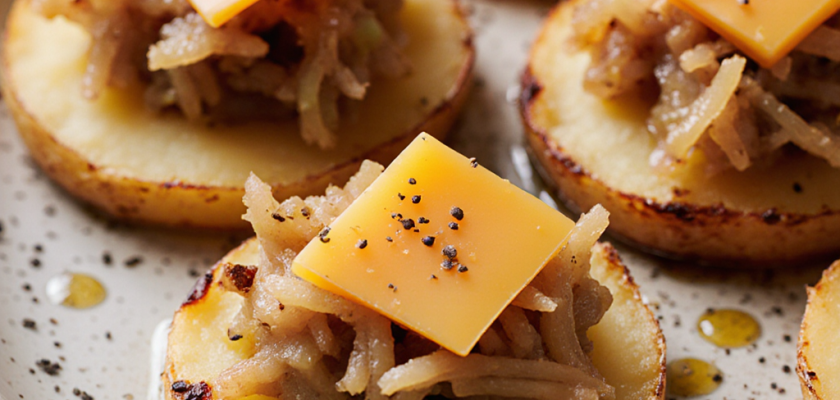 Four-Ingredient Sauerkraut-Stuffed Potato Bites