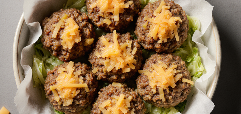 Four-Ingredient Savory Cabbage Bites