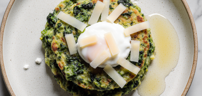 Four-Ingredient Savory Cottage Cheese Pancakes