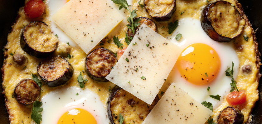 Four-Ingredient Savory Ratatouille Frittata