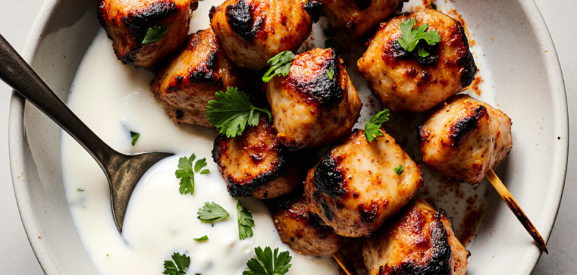 Four-Ingredient Smoky Turkish Chicken Skewers