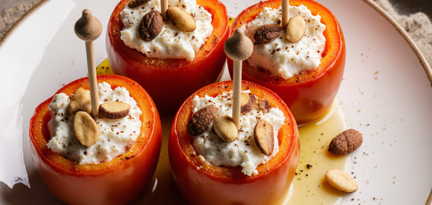 Four-Ingredient Spanish Stuffed Piquillo Peppers