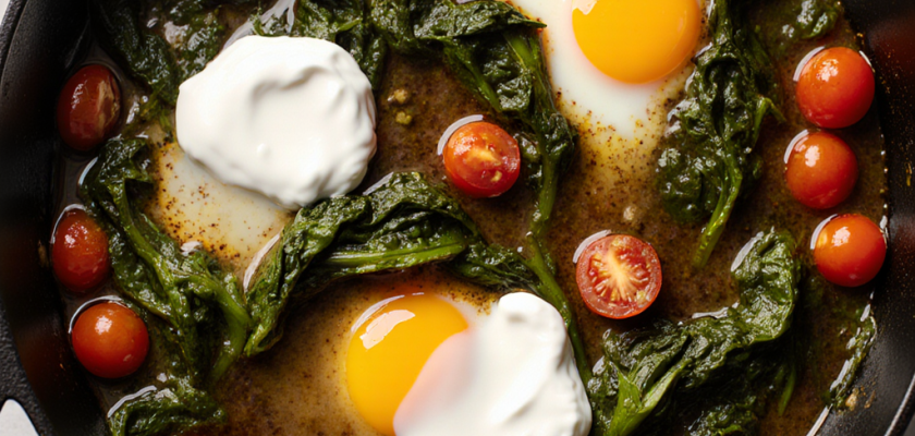 Four-Ingredient Spiced Poached Tomatoes