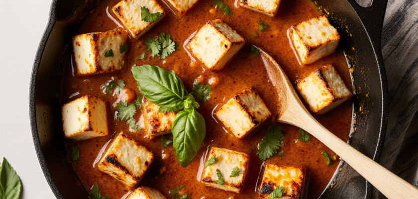 Four-Ingredient Thai Coconut Braised Tofu